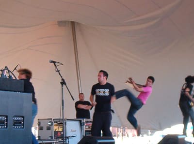 Story of the Year live at Disorientation 2k3, small stage