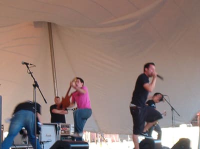 Story of the Year live at Disorientation 2k3, small stage