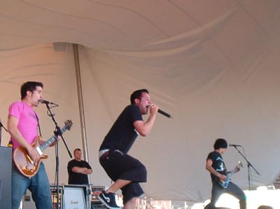 Story of the Year live at Disorientation 2k3, small stage