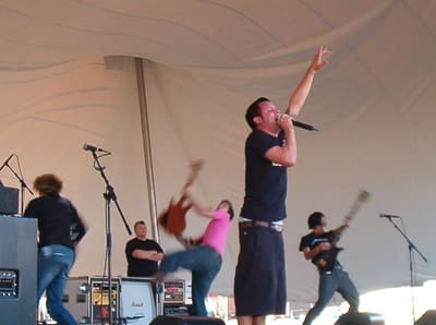 Story of the Year live at Disorientation 2k3, small stage