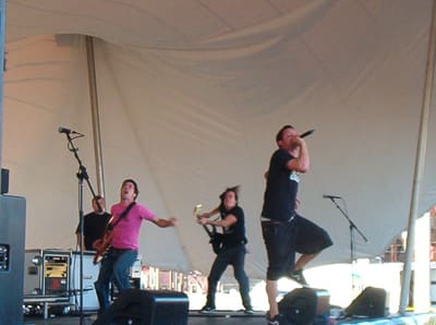 Story of the Year live at Disorientation 2k3, small stage