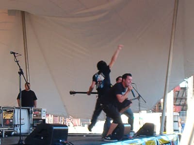 Story of the Year live at Disorientation 2k3, small stage