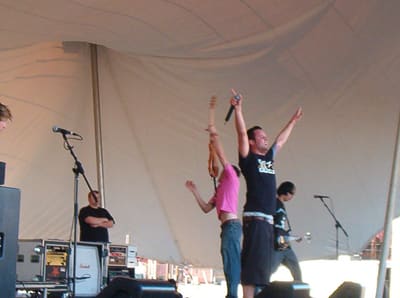 Story of the Year live at Disorientation 2k3, small stage