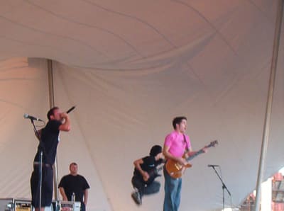 Story of the Year live at Disorientation 2k3, small stage