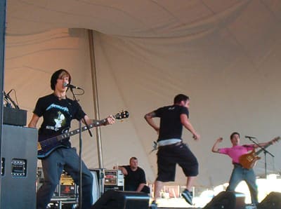 Story of the Year live at Disorientation 2k3, small stage
