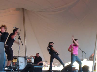 Story of the Year live at Disorientation 2k3, small stage